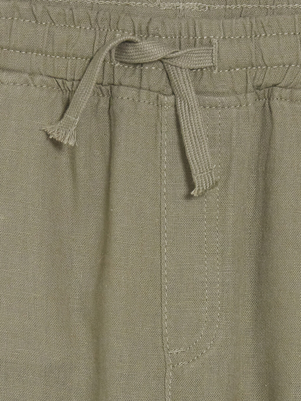 Linen Blend Boys' Trousers-1