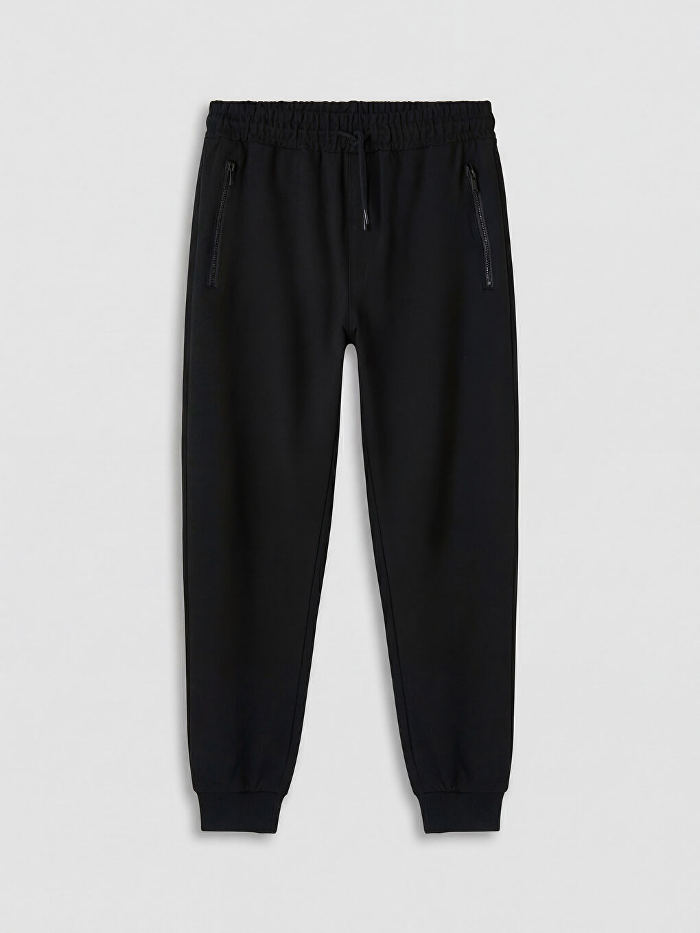Siyah Regular Fit Erkek Jogger Eşofman Altı-4