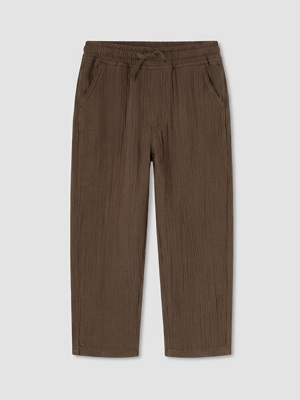 Kahverengi Regular Fit Erkek Çocuk Pantolon