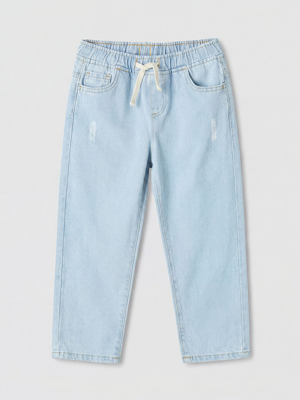 İndigo Regular Fit Beli Lastikli Erkek Çocuk Jean Pantolon