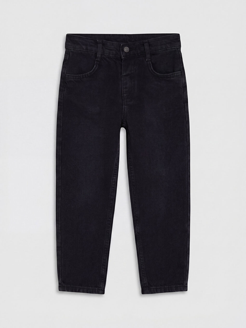 Siyah Regular Fit Erkek Çocuk Jean Pantolon