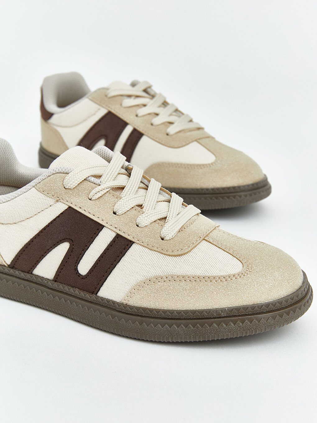 Bej Panelli Erkek Çocuk Sneaker-2