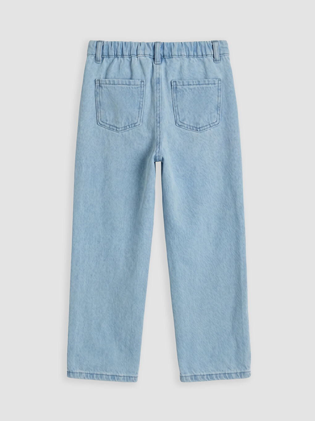 Mavi Hello Kitty Nakışlı Kız Çocuk Jean Pantolon-1