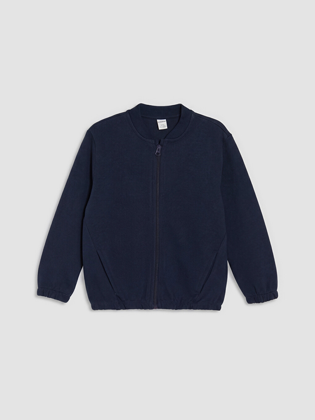 Lacivert Erkek Çocuk Fermuarlı Sweatshirt