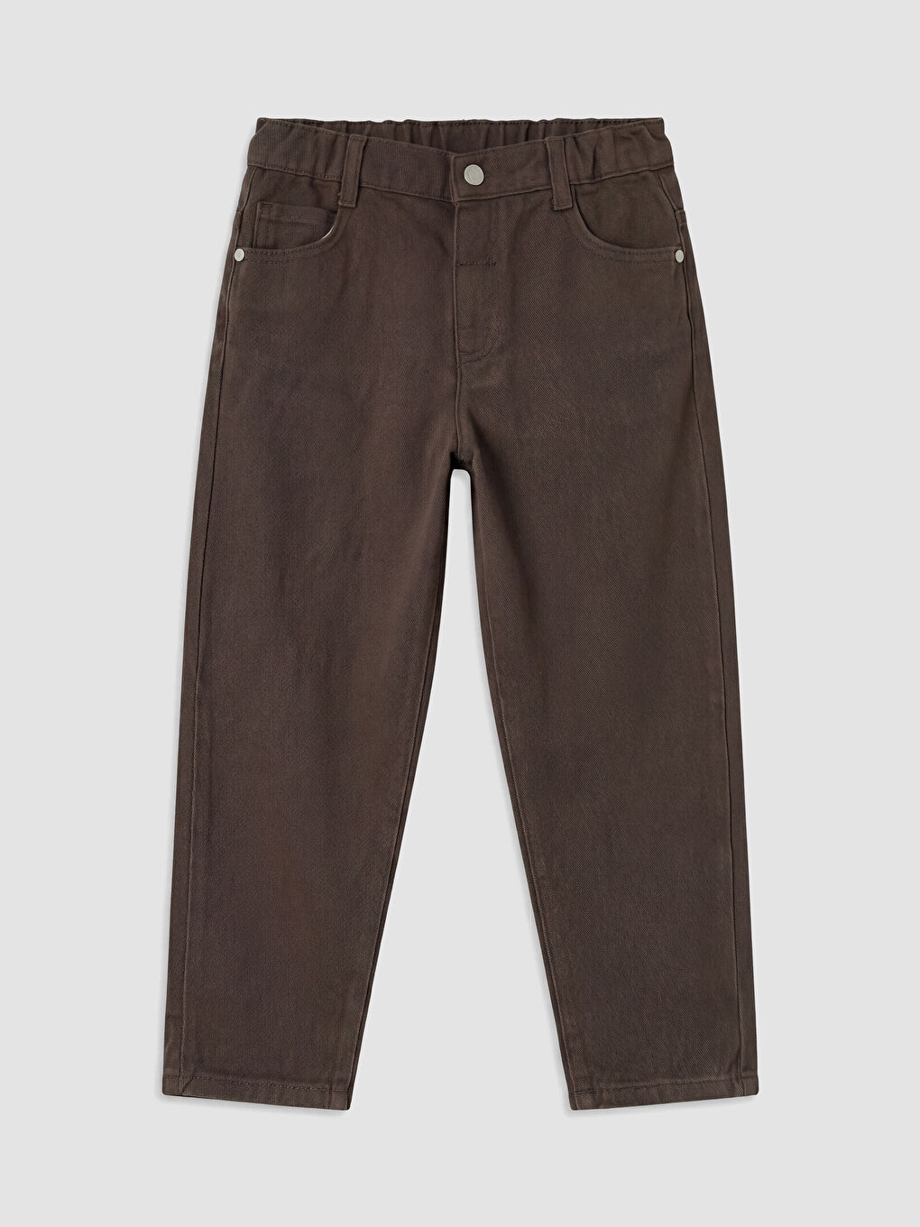 Kahverengi Erkek Çocuk Gabardin Pantolon