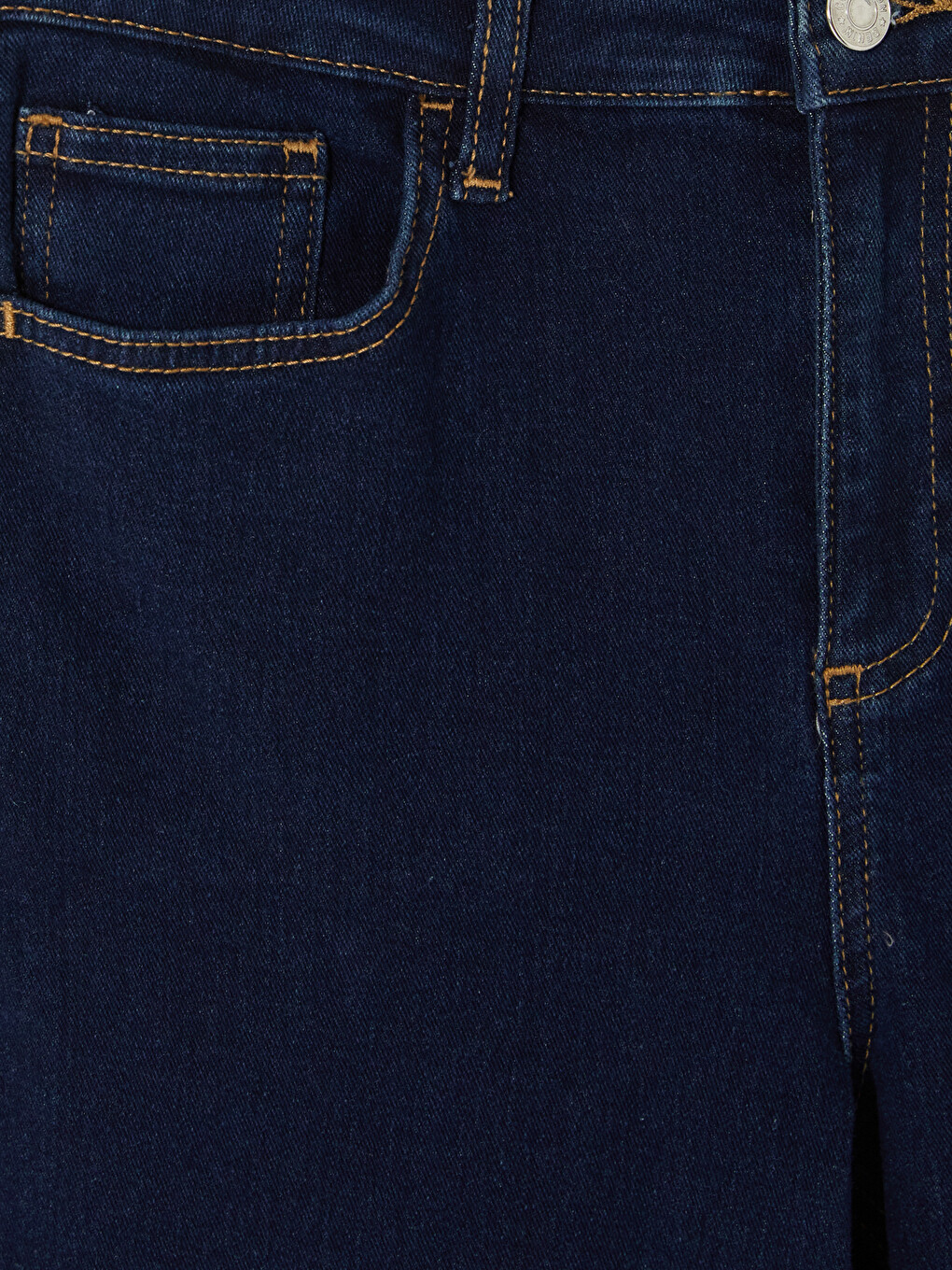 İndigo Flare Kadın Jean Pantolon-1