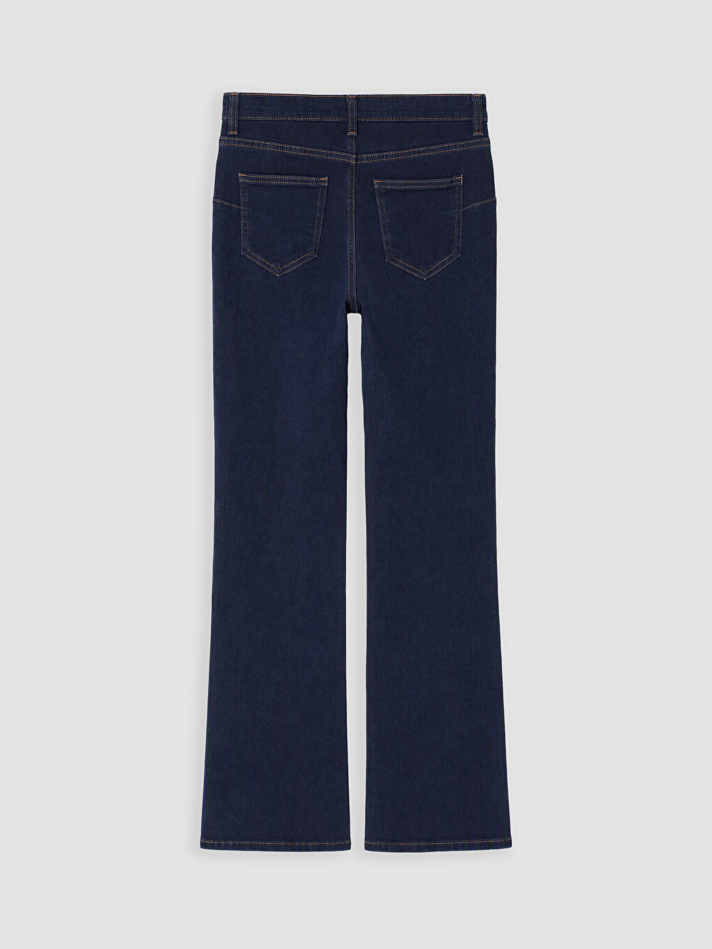 İndigo Flare Kadın Jean Pantolon-2