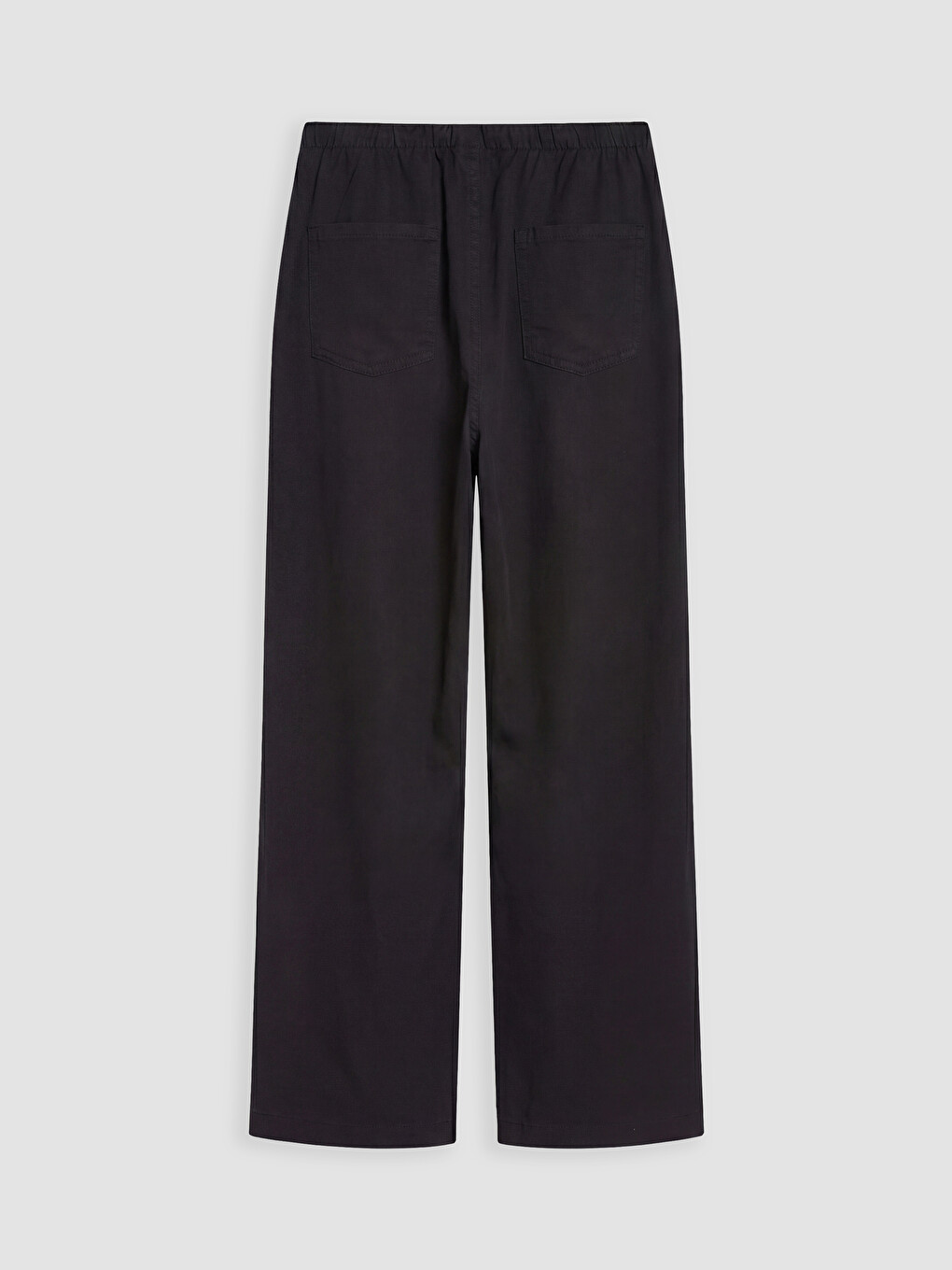 Siyah Wideleg Kız Çocuk Jean Pantolon-1