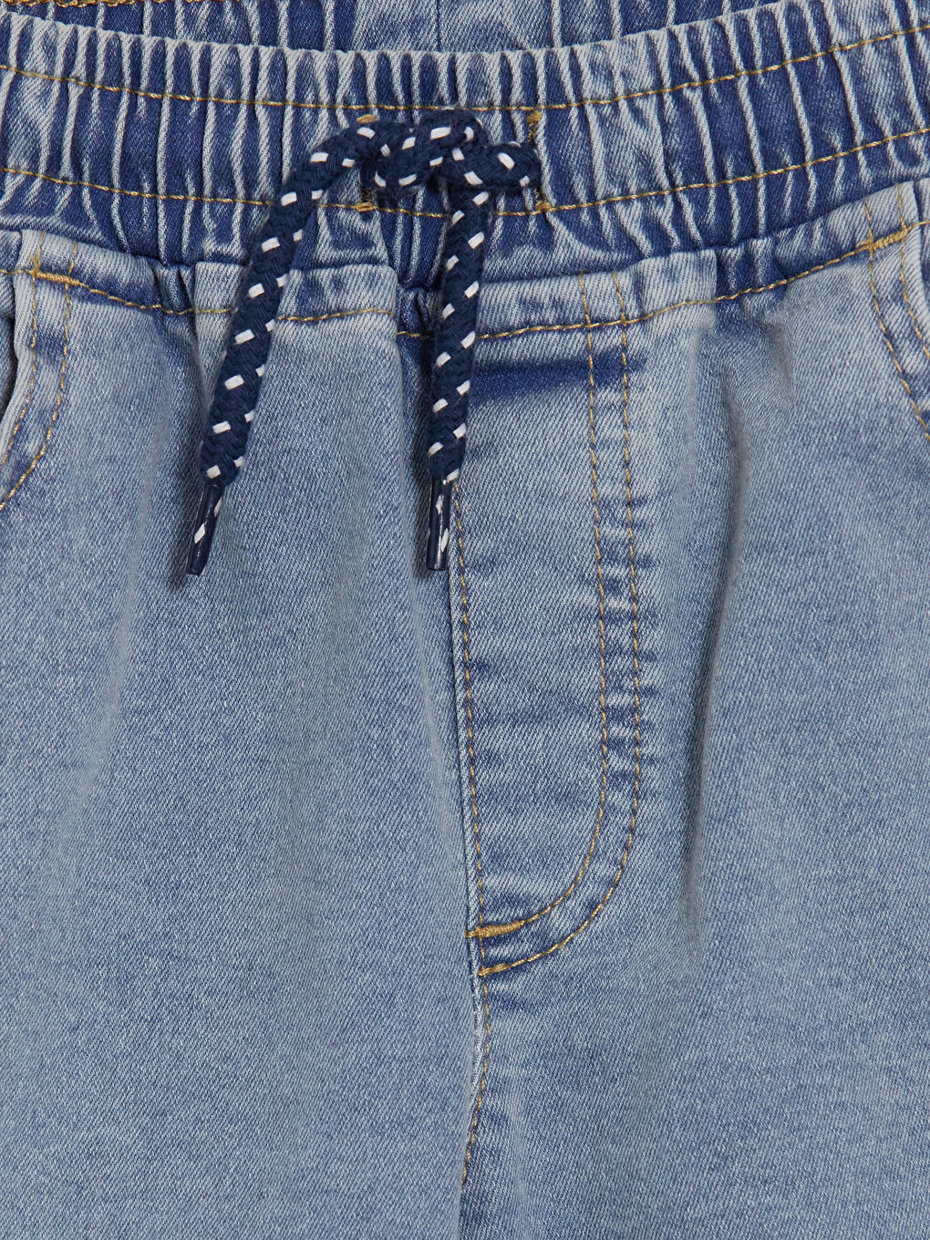 İndigo Erkek Çocuk Kargo Jean Pantolon-1