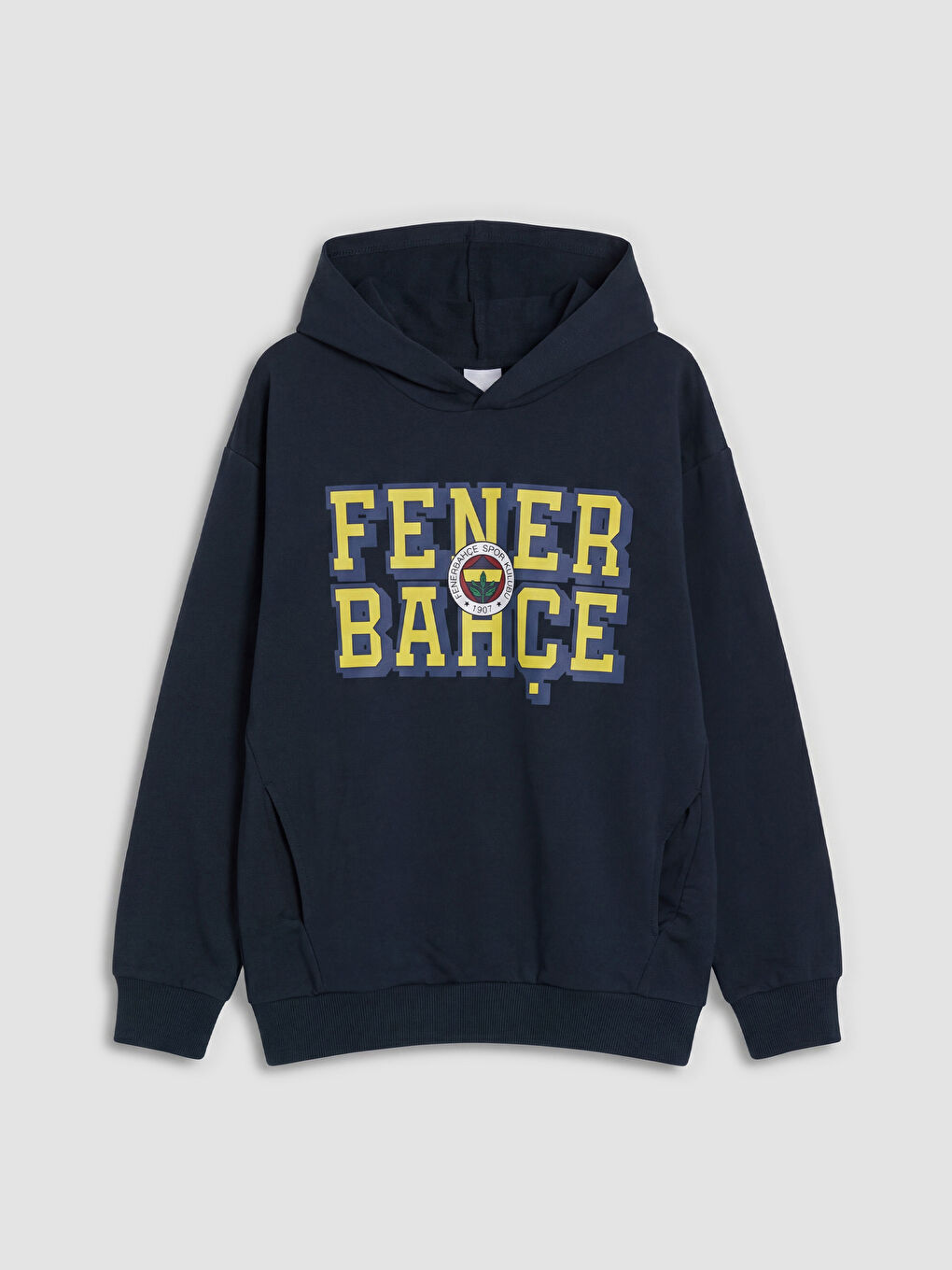 Lacivert Fenerbahçe Baskılı Erkek Çocuk Sweatshirt