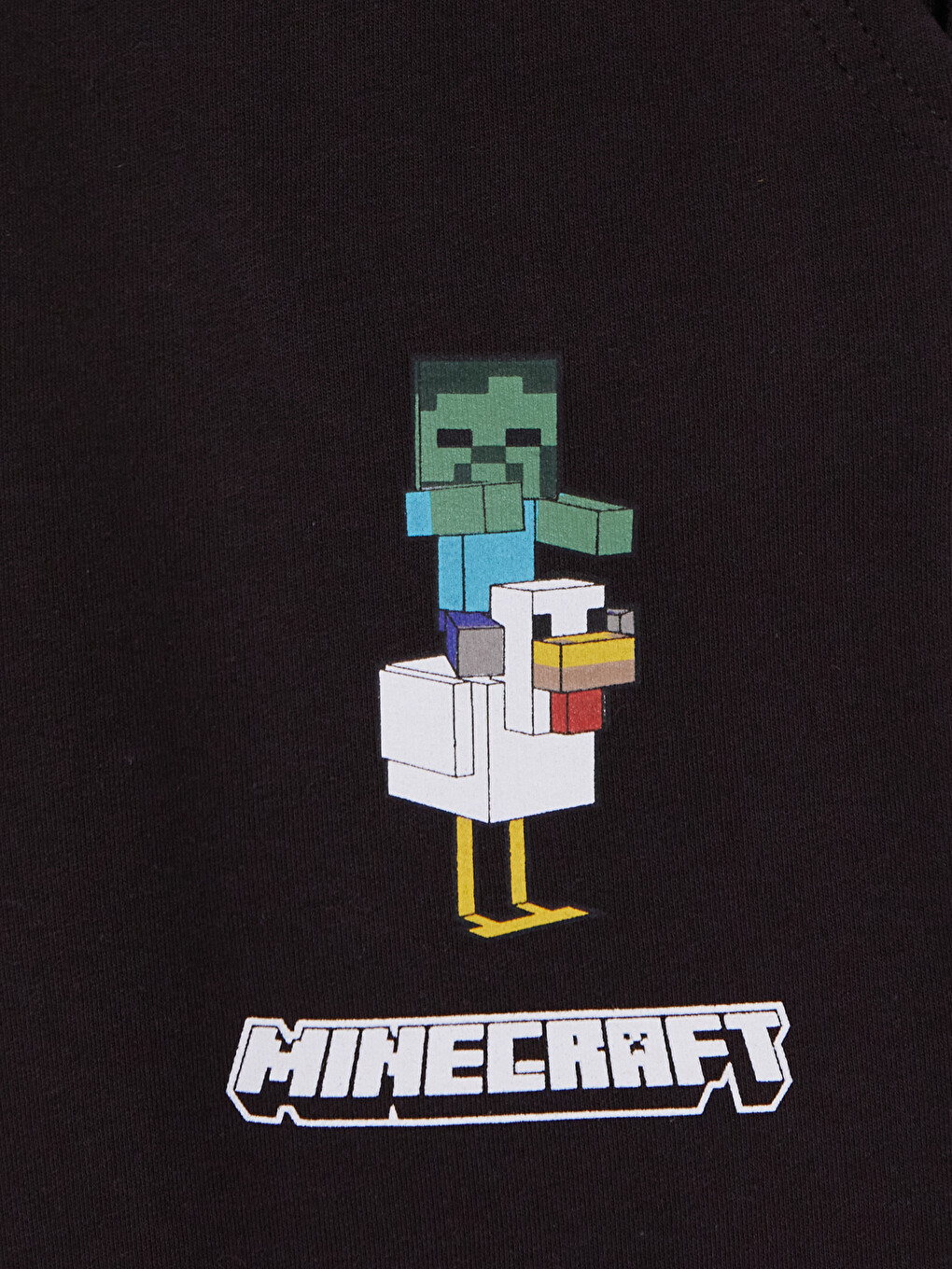 Kahverengi Minecraft Baskılı Erkek Çocuk Jogger Eşofman Altı-1