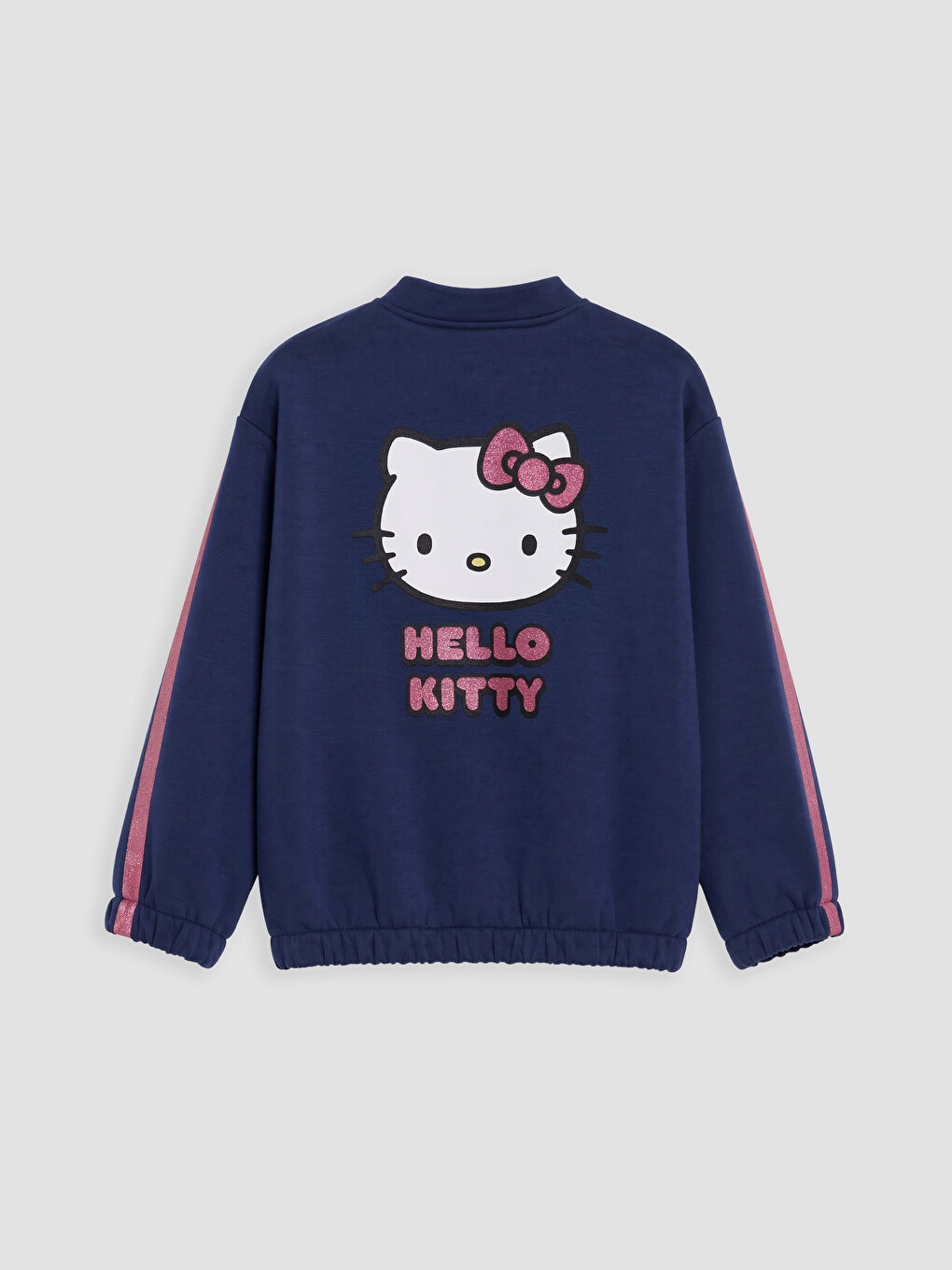 İndigo Hello Kitty Baskılı Kız Çocuk Soft Touch Fermuarlı Sweatshirt-2