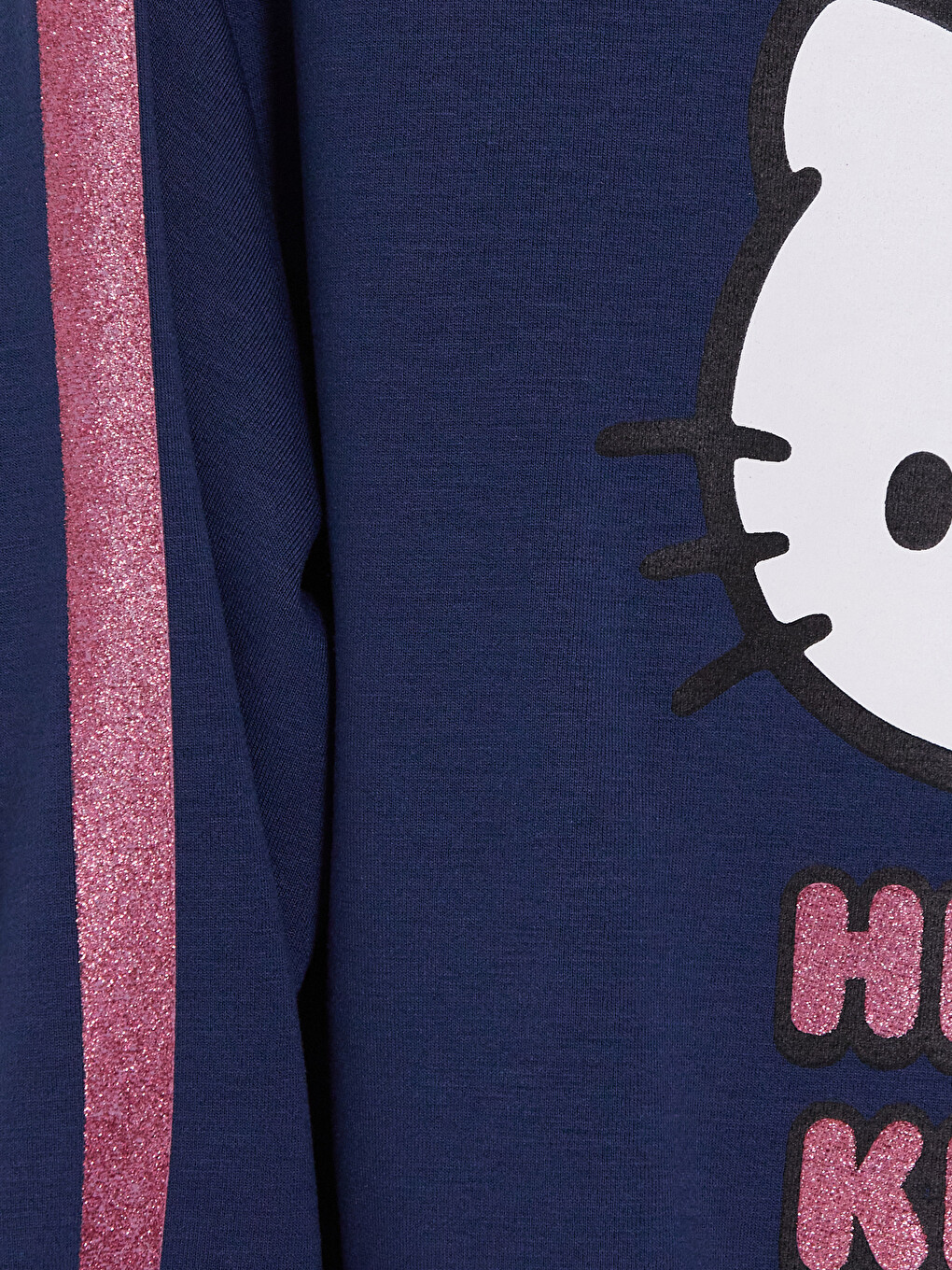 İndigo Hello Kitty Baskılı Kız Çocuk Soft Touch Fermuarlı Sweatshirt-4