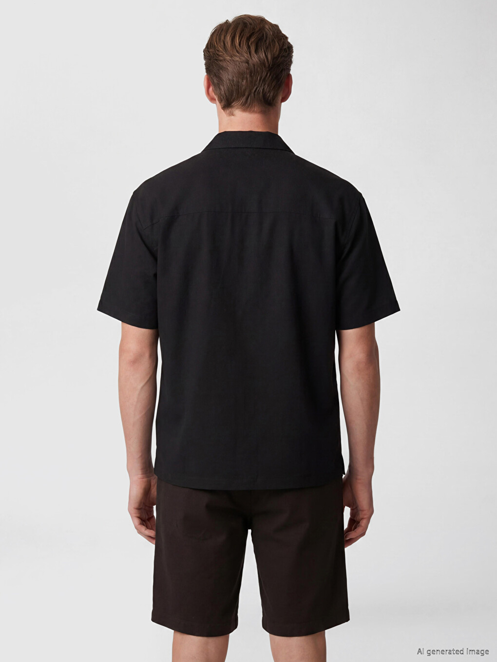 Regular Fit Dobby Men's Shirt-4