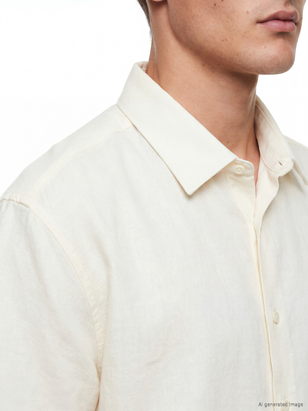 Regular Fit Dobby Men's Shirt-2