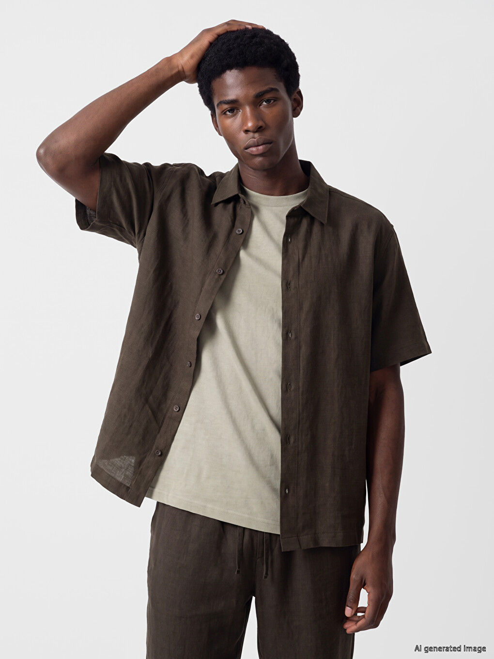 Regular Fit Dobby Men's Shirt