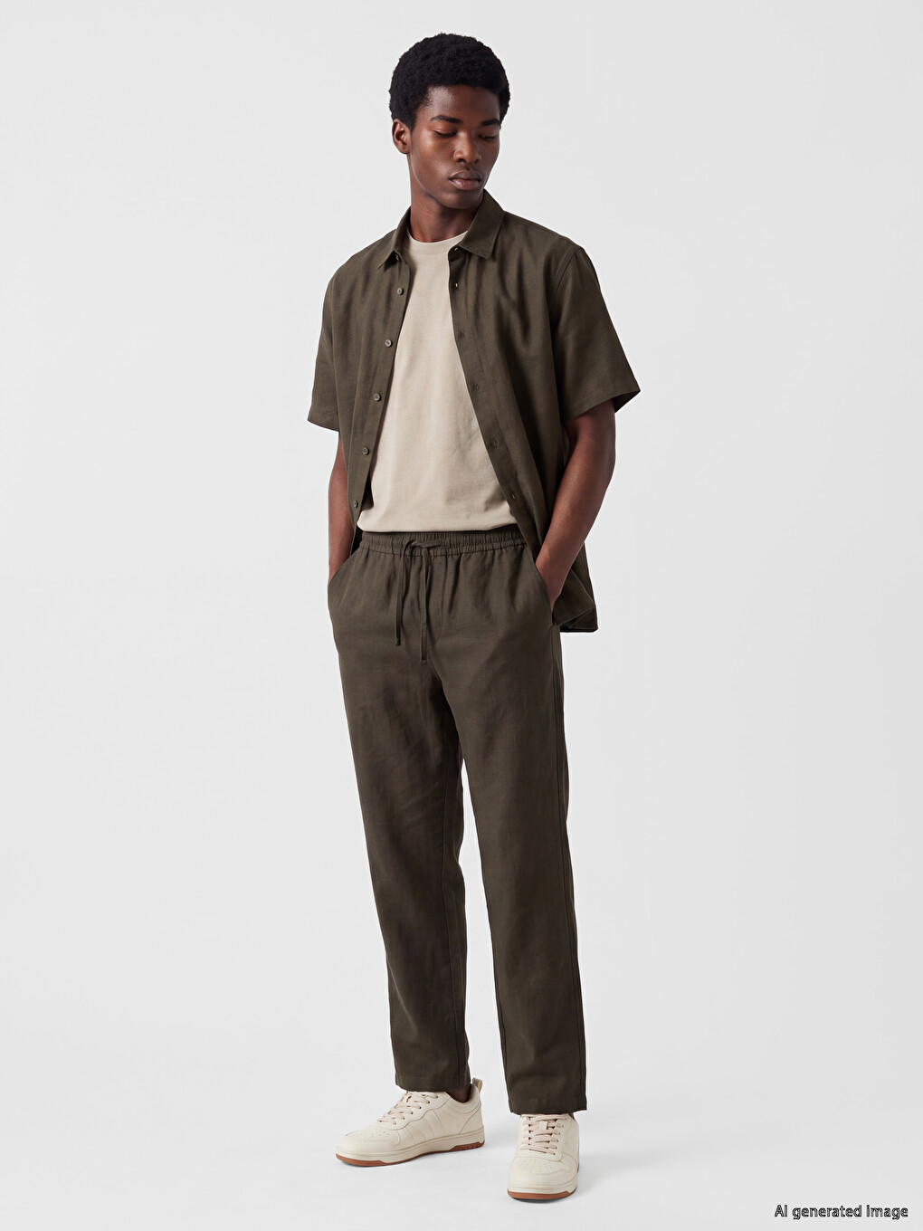 Regular Fit Dobby Men's Shirt-1