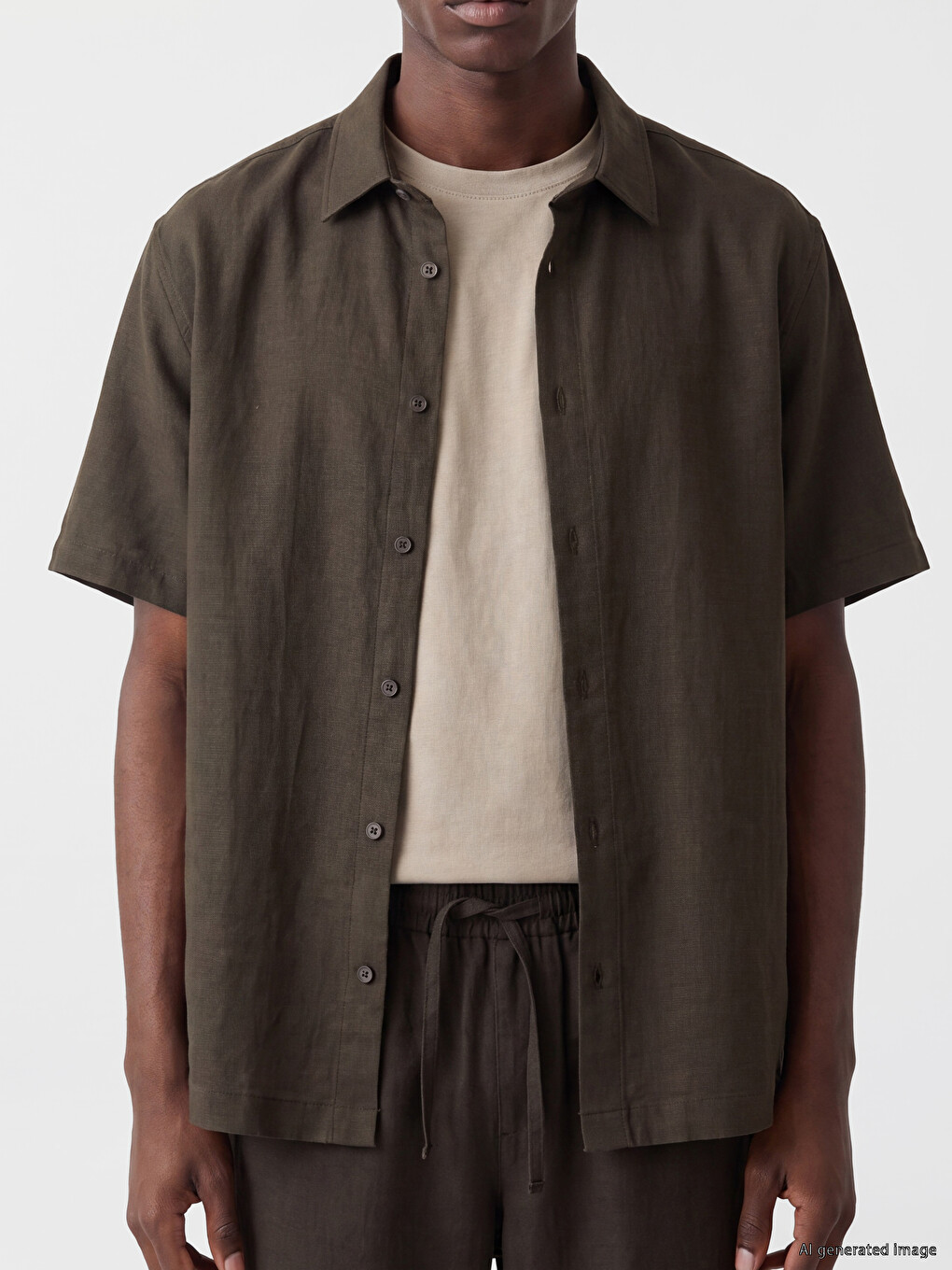 Regular Fit Dobby Men's Shirt-2