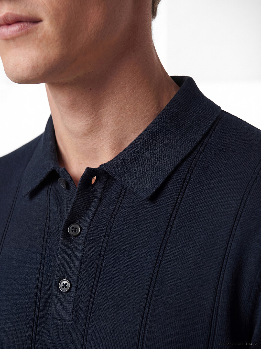 Polo Collar Men's Knitwear Sweater-2