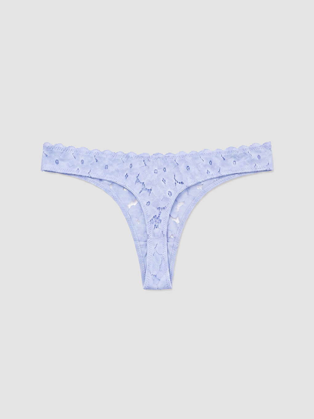 Lila Dantelli Tanga Külot-1