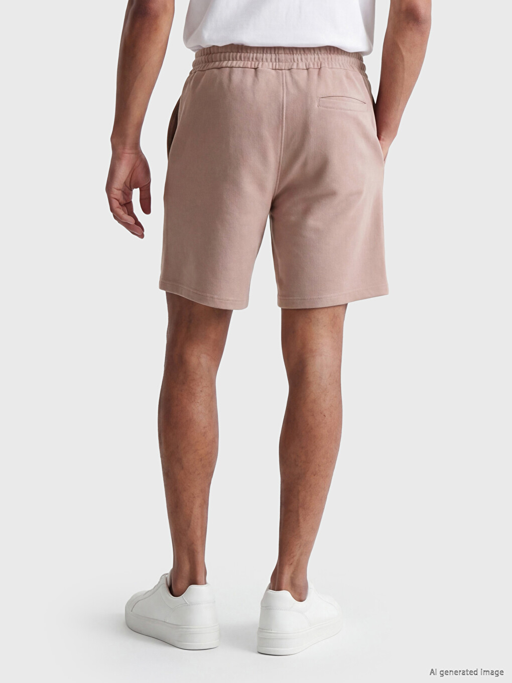 Pembe Regular Fit Soft Touch Erkek Şort-3