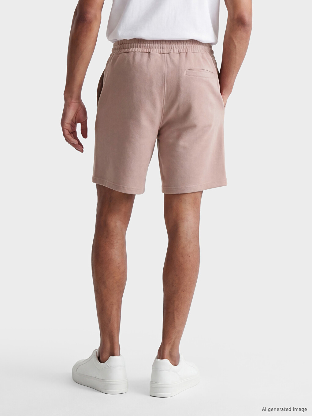 Pembe Regular Fit Soft Touch Erkek Şort-2