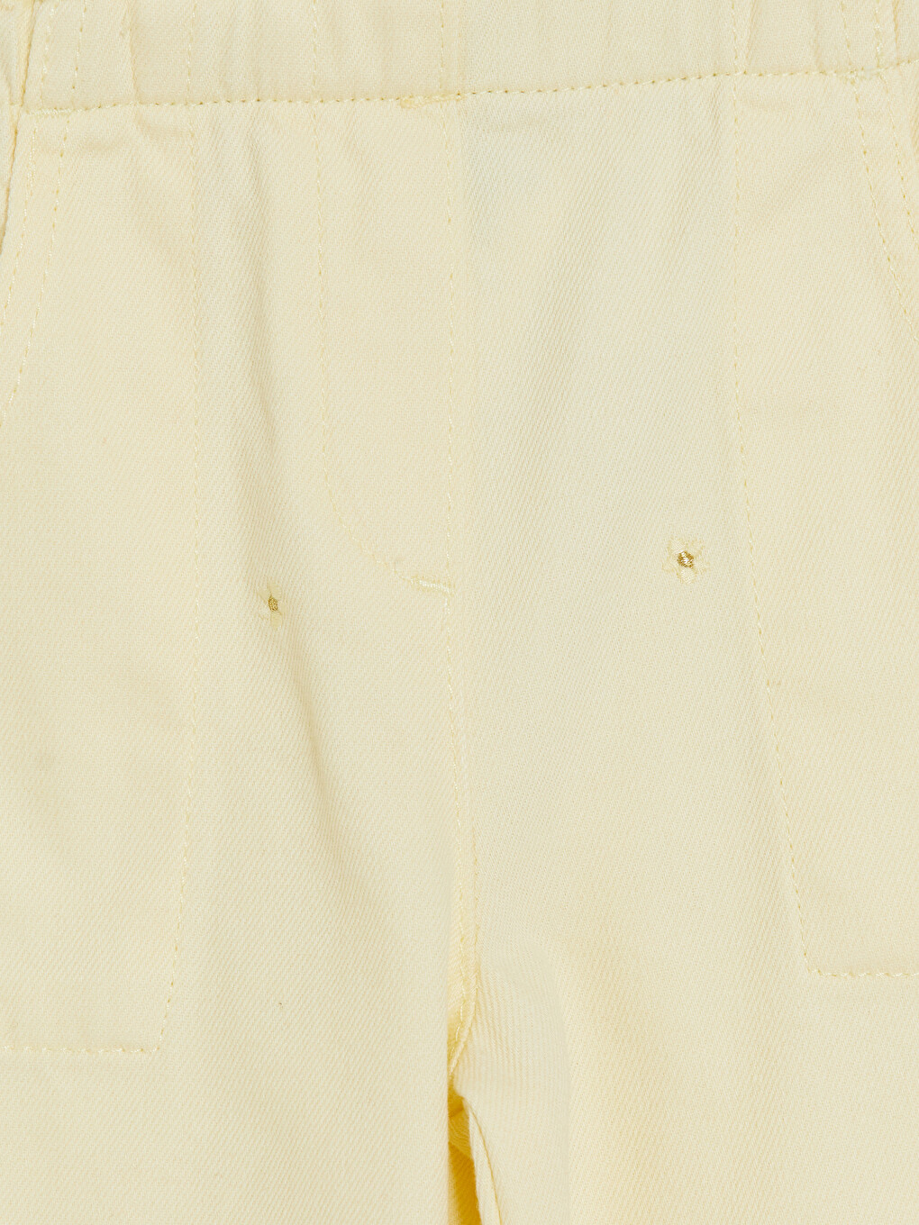 Sarı Kız Çocuk Gabardin Pantolon-1