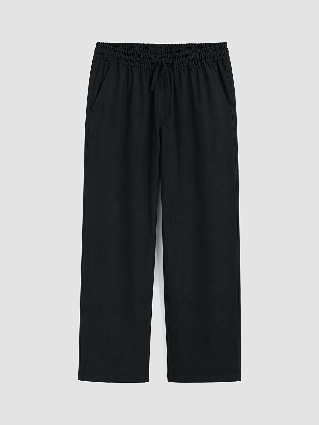 Siyah Regular Fit Erkek Pantolon-4