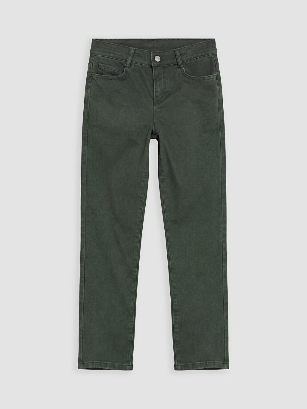 Haki Slim Fit Erkek Çocuk Jean Pantolon