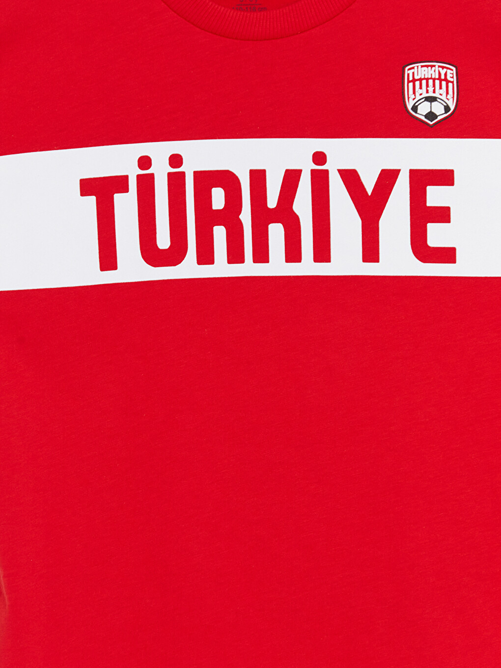Kırmızı Türkiye Baskılı Erkek Çocuk Tişört-1