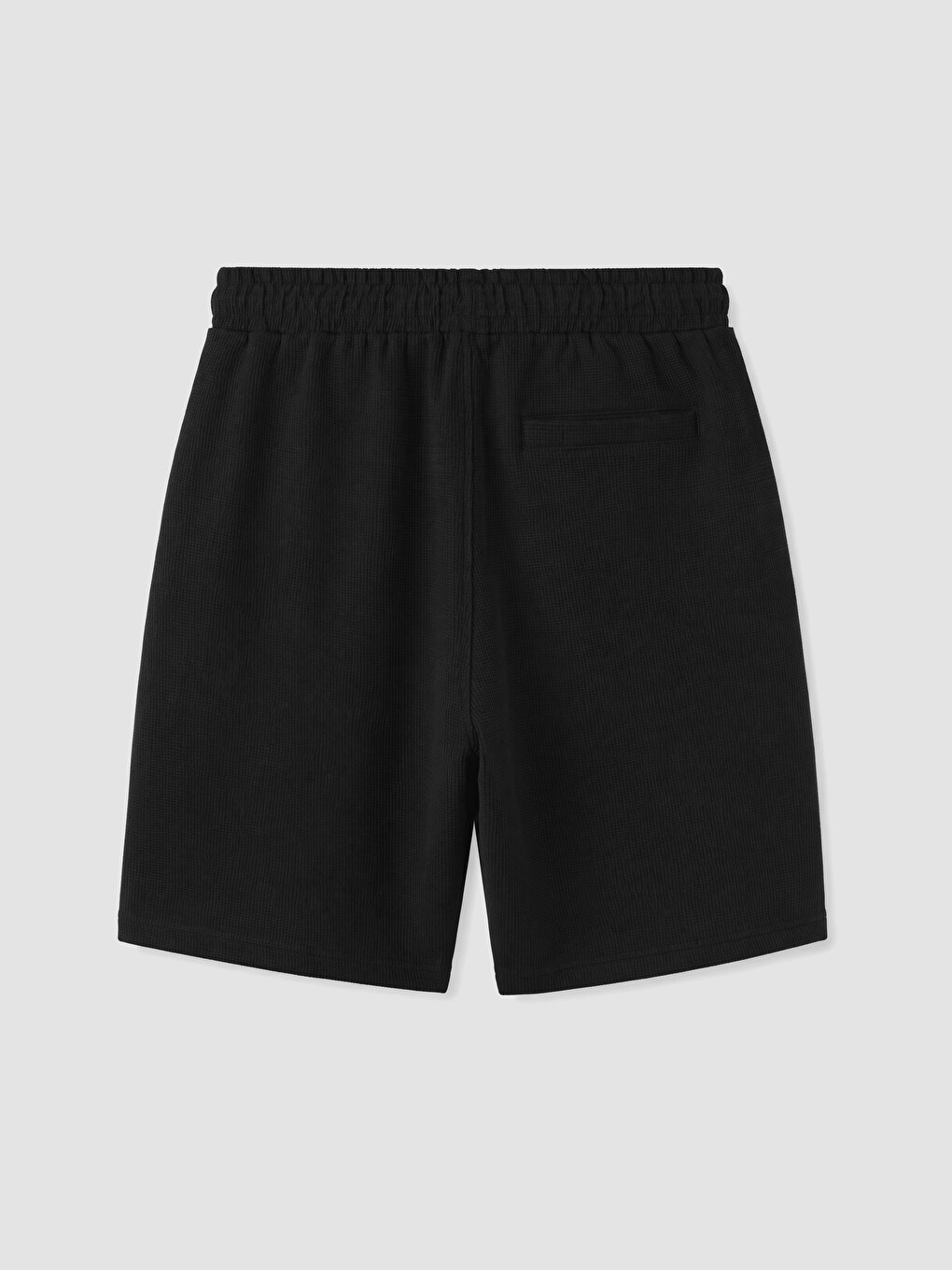 Siyah Regular Fit Erkek Şort-2