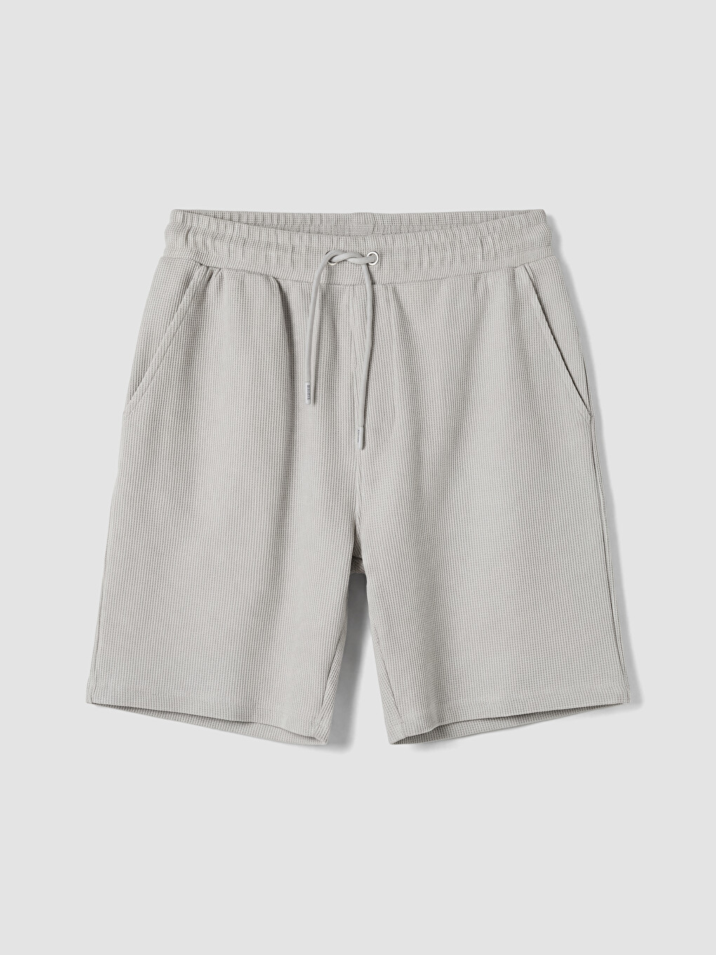 Gri Regular Fit Erkek Şort-4