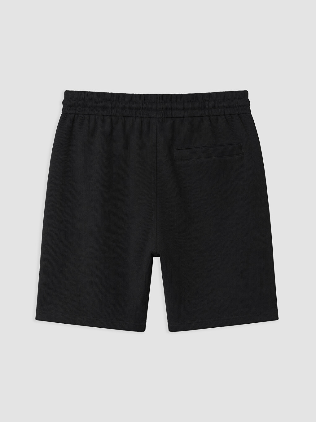 Siyah Regular Fit Erkek Şort-6