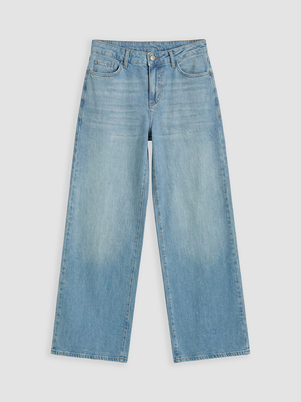 İndigo Wideleg Kadın Jean Pantolon