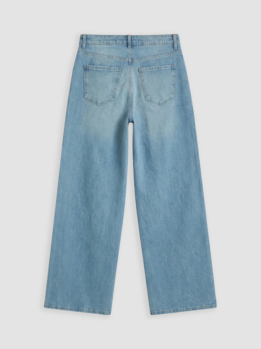 İndigo Wideleg Kadın Jean Pantolon-1