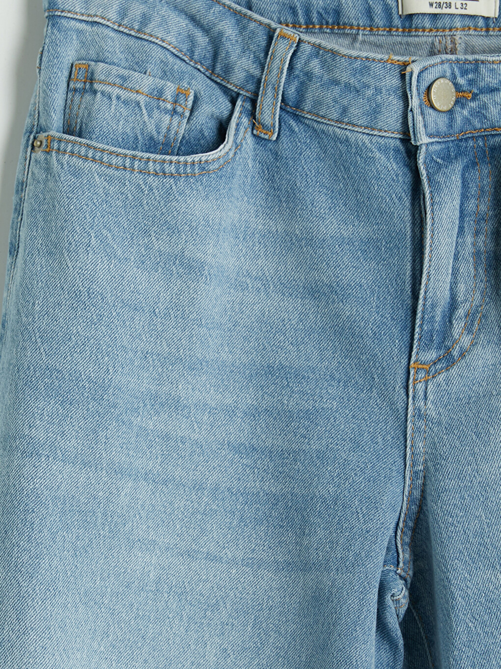 İndigo Wideleg Kadın Jean Pantolon-2