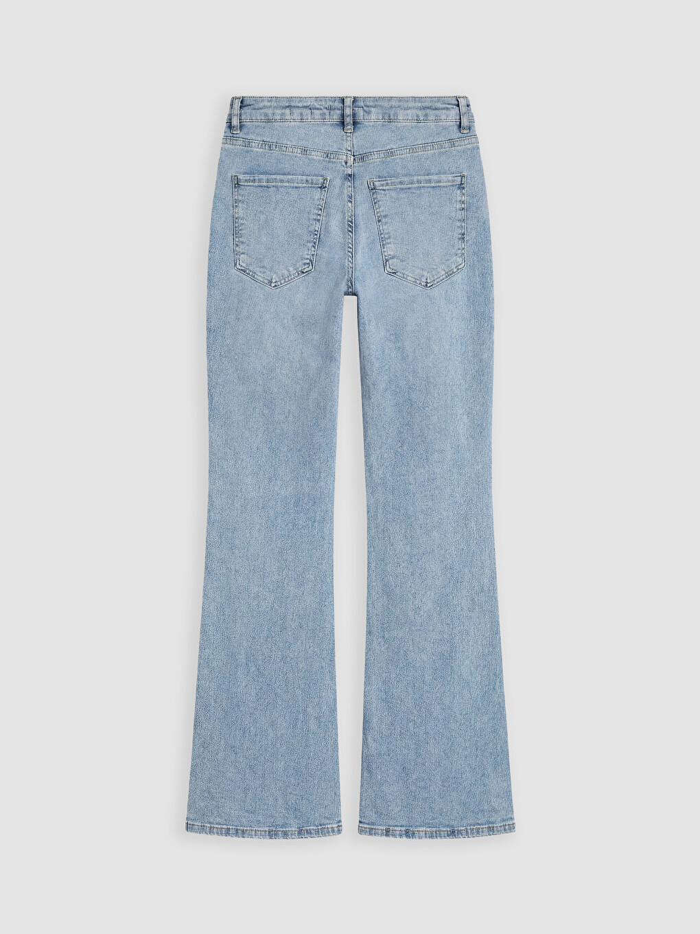 İndigo Flare Kadın Jean Pantolon-1