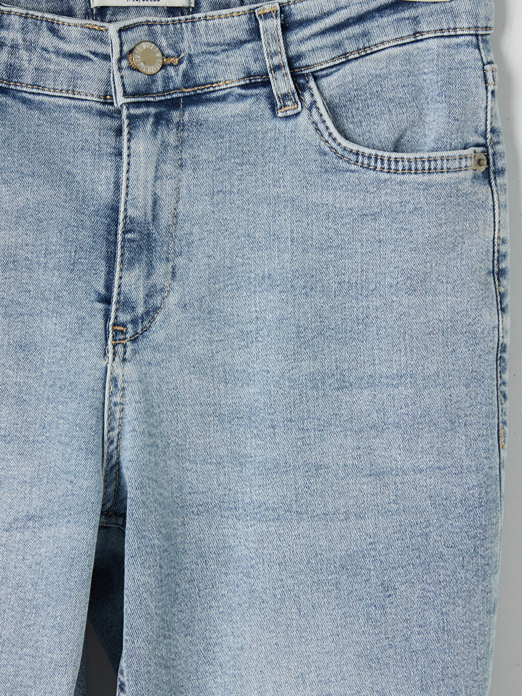 İndigo Flare Kadın Jean Pantolon-2