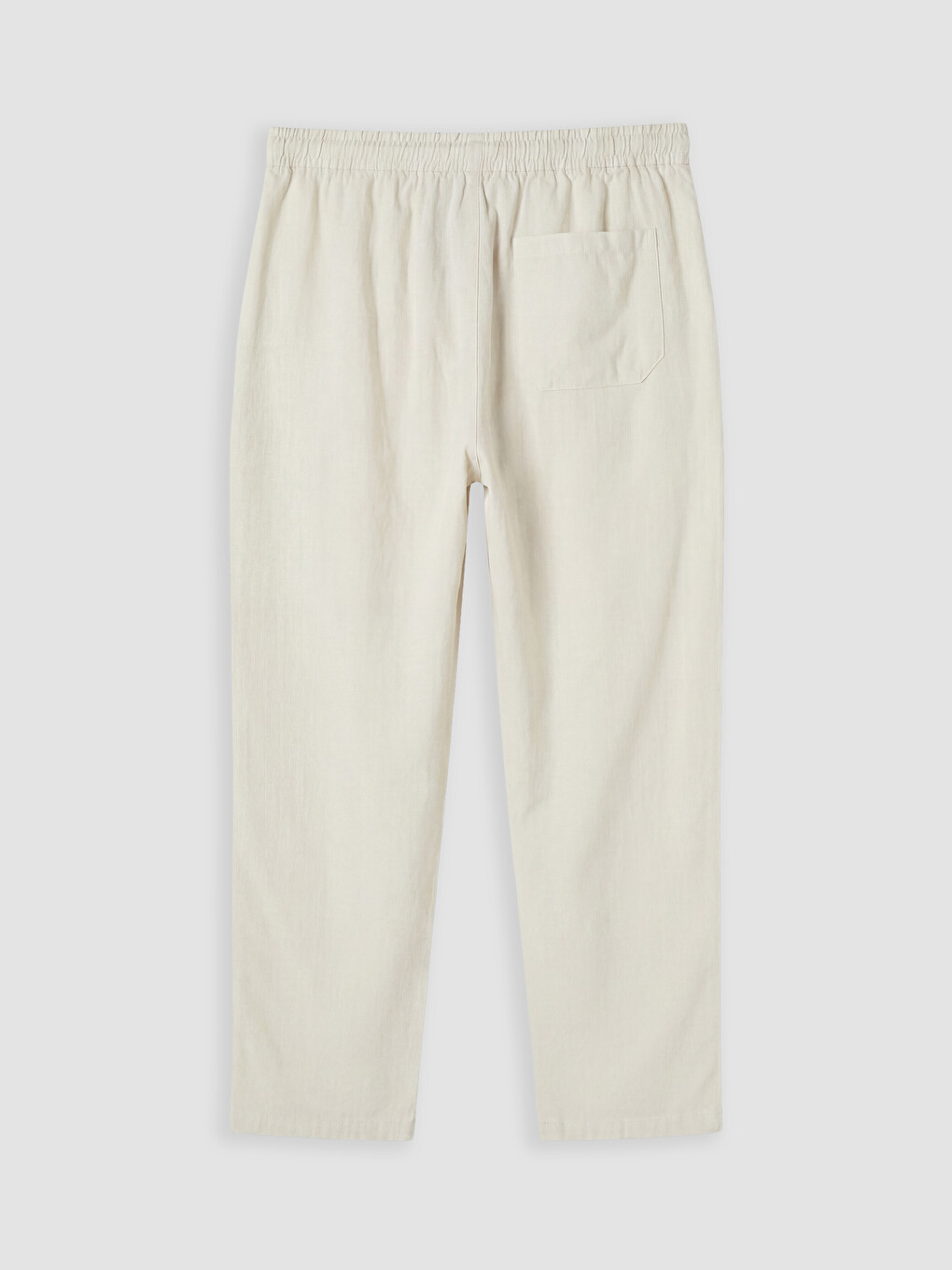 Bej Regular Fit Beli Lastikli Erkek Pantolon-2