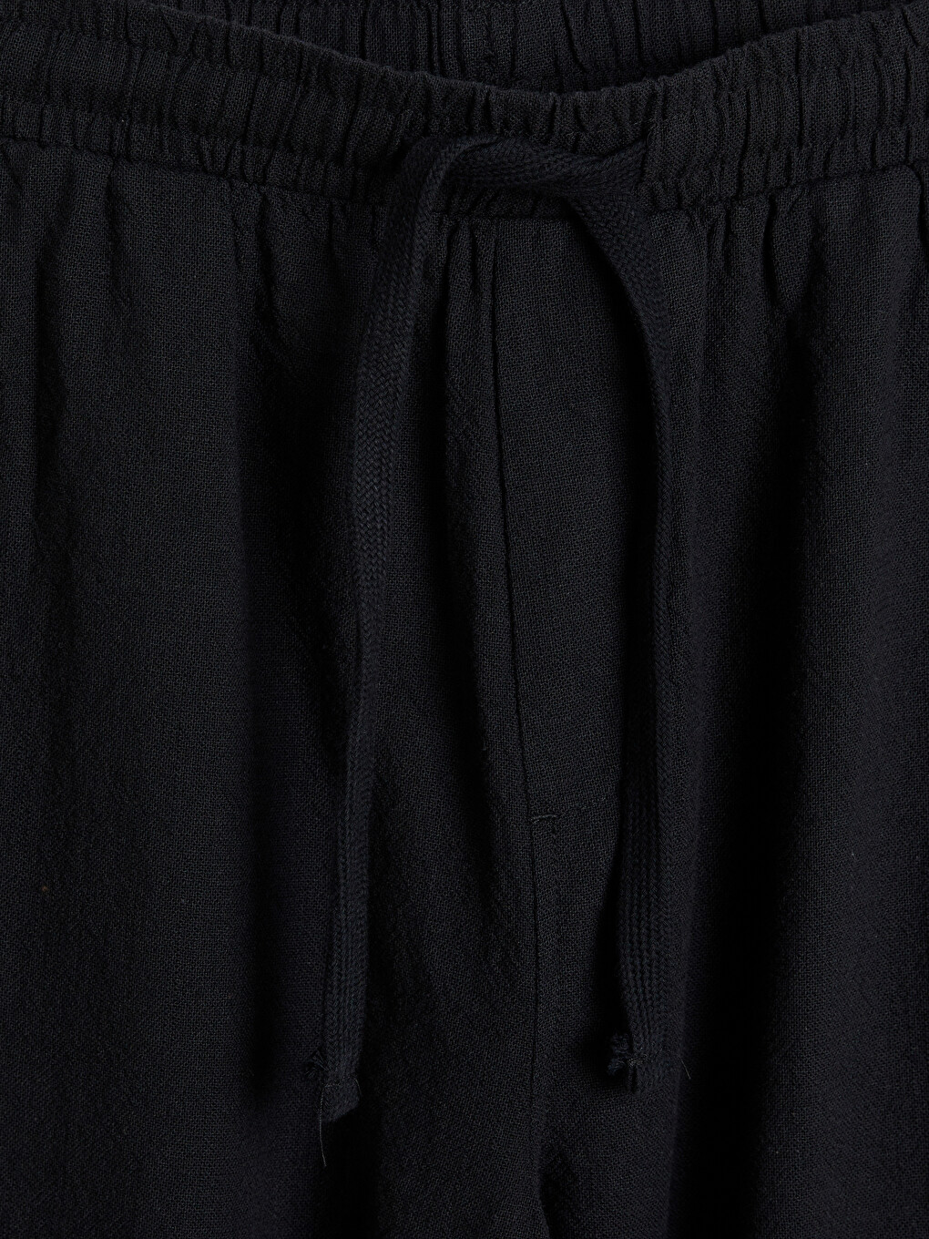 Regular Fit Elastic Waist Men's Trousers-14