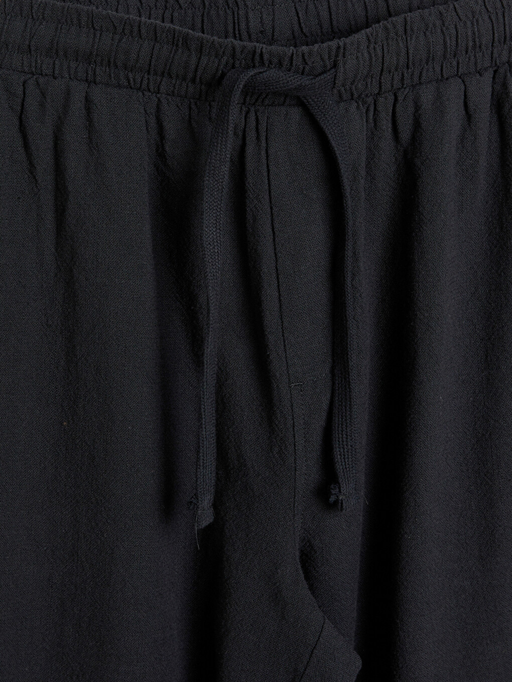 Regular Fit Elastic Waist Men's Trousers-15