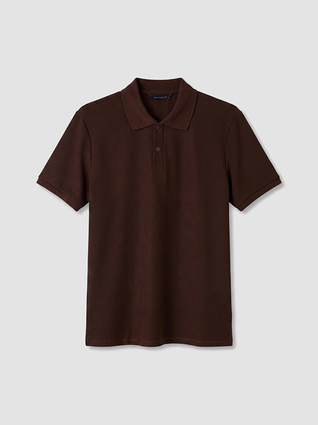 Kahverengi Polo Yaka Erkek Pike Tişört