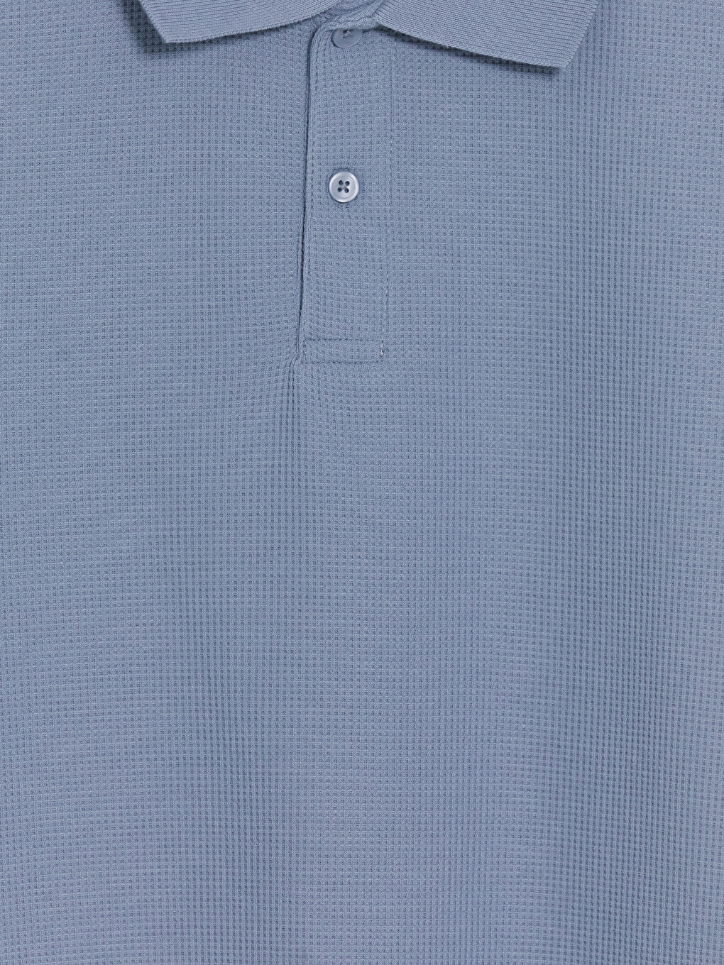 Mavi Polo Yaka Pike Erkek Tişört-1