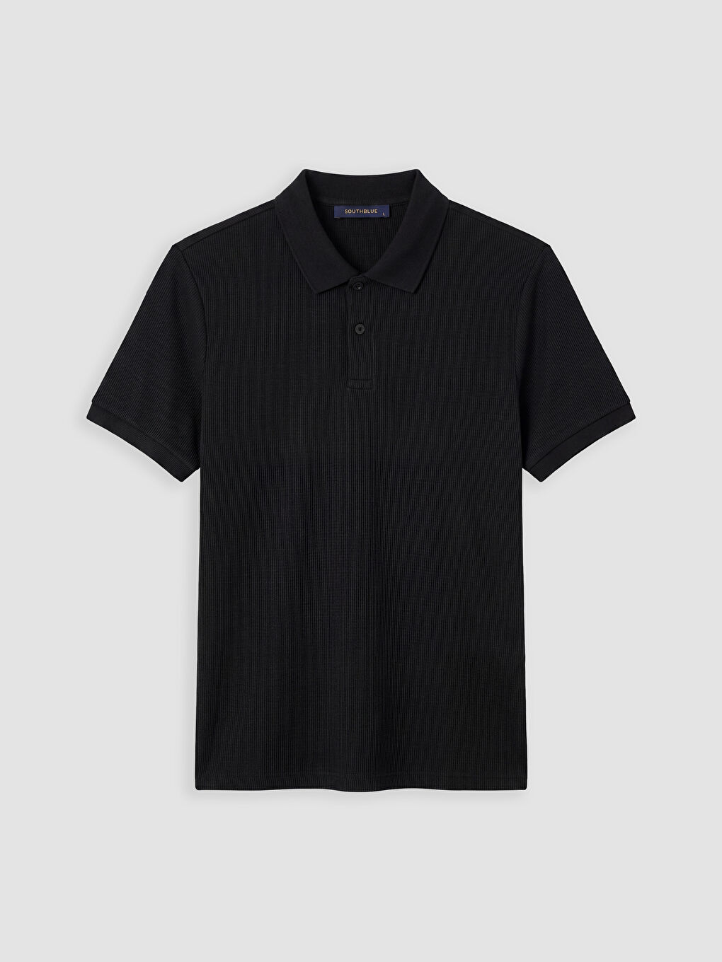 Siyah Polo Yaka Pike Erkek Tişört