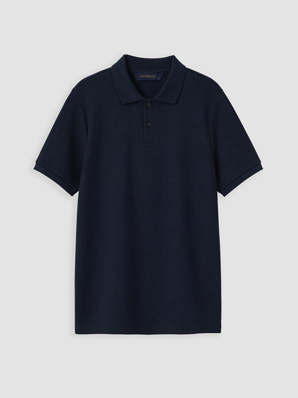 Lacivert Polo Yaka Pike Erkek Tişört