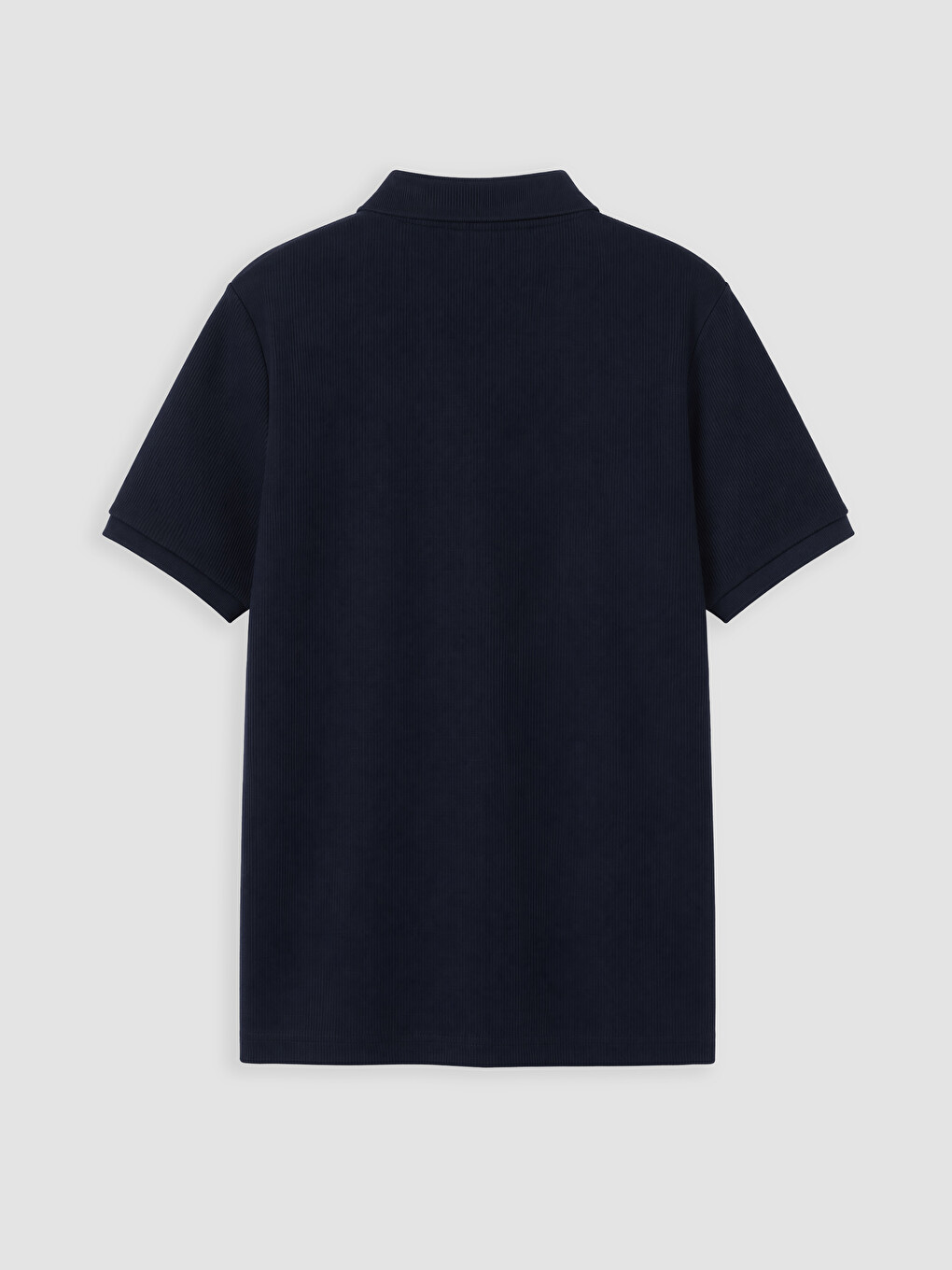 Lacivert Polo Yaka Pike Erkek Tişört-1