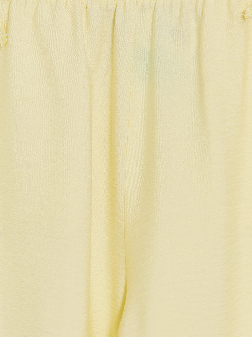 Sarı Wide Leg Fit Kız Çocuk Pantolon-1