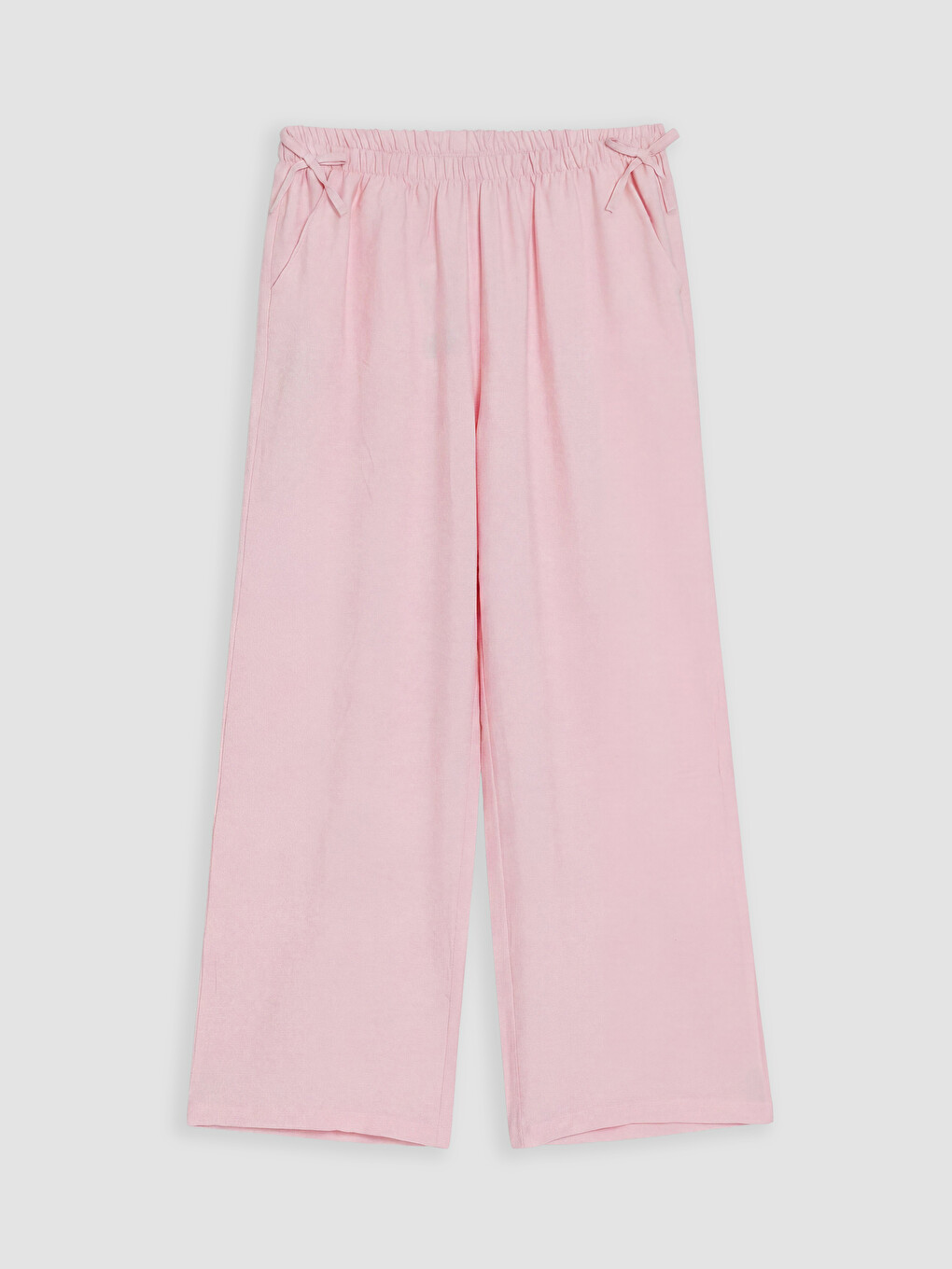 Pembe Geniş Paça Kız Çocuk Pantolon