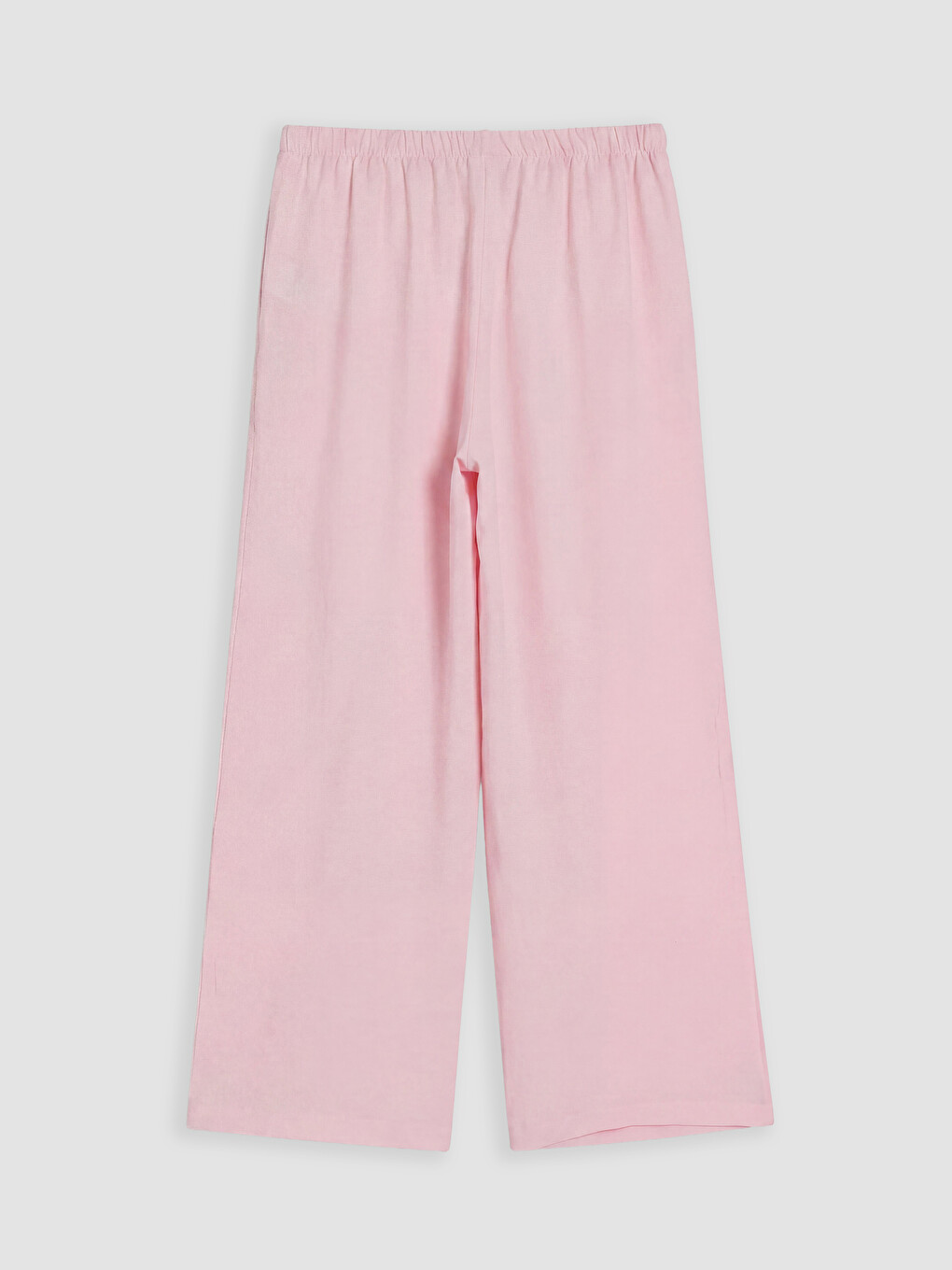Pembe Geniş Paça Kız Çocuk Pantolon-2