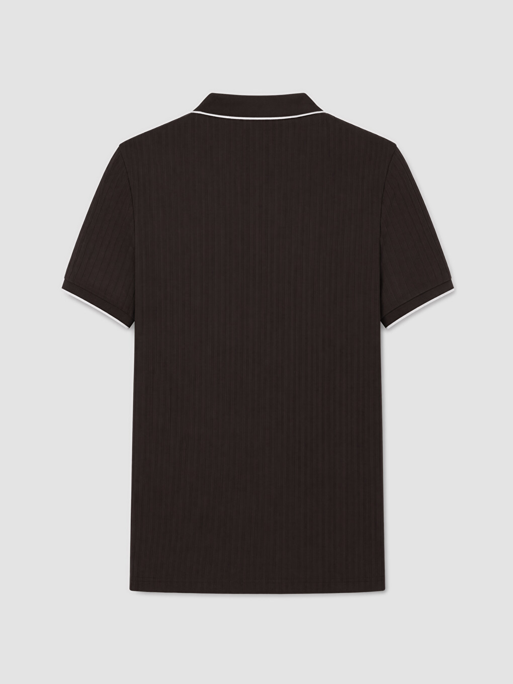 T-shirt Me Jakë Polo, E Rregullt, Me Gjysmë-zinxhir Për Burra-5